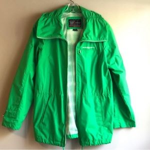 ZeroXposur Raincoat Kelly Green Size Large Excellent Used Condition